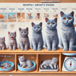British Shorthair Aylık Evreleri ve Kilo Kontrolü